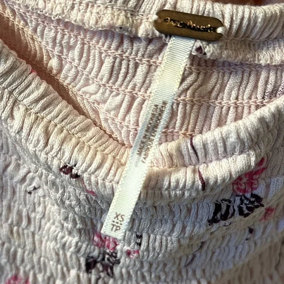 Free People Lana Off Shoulder Tunic Top, Sz XS - Picture 3 of 3